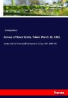 Census of Nova Scotia, Taken March 30, 1861,