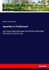 Speeches in Parliament