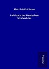 Lehrbuch des Deutschen Strafrechtes