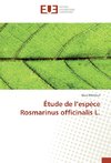 Étude de l'espèce Rosmarinus officinalis L.