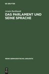 Das Parlament und seine Sprache