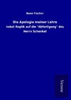 Die Apologie meiner Lehre