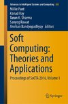 Soft Computing: Theories and Applications