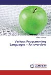 Various Programming Languages - An overview