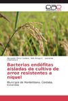 Bacterias endófitas aisladas de cultivo de arroz resistentes a níquel