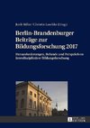 Berlin-Brandenburger Beiträge zur Bildungsforschung 2017