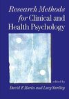 Marks, D: Research Methods for Clinical and Health Psycholog