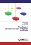 Rheological Characterization of Lyocell Solutions