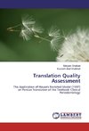 Translation Quality Assessment