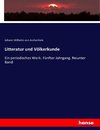 Litteratur und Völkerkunde