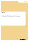 Guideline for Financial Statements