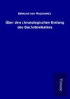 Über den chronologischen Umfang des Dachsteinkalkes