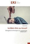 Le bien-être au travail