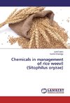 Chemicals in management of rice weevil (Sitophilus oryzae)