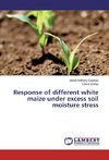 Response of different white maize under excess soil moisture stress