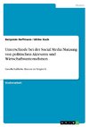 Unterschiede bei der Social Media Nutzung von politischen Akteuren und Wirtschaftsunternehmen