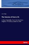 The Statutes of Henry VII.