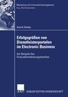 Erfolgsgrößen von Dienstleisterportalen im Electronic Business