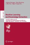 Machine Learning and Knowledge Extraction