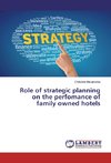 Role of strategic planning on the perfomance of family owned hotels