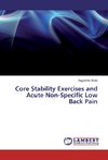 Core Stability Exercises and Acute Non-Specific Low Back Pain