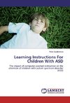 Learning Instructions For Children With ASD