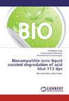 Biocompatible ionic liquid assisted degradation of acid blue 113 dye