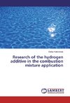 Research of the hydrogen additive in the combustion mixture application