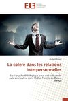 La colère dans les relations interpersonnelles