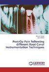 Post-Op Pain following different Root Canal Instrumentation Techniques