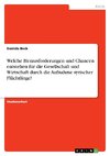 Welche Herausforderungen und Chancen entstehen für die Gesellschaft und Wirtschaft durch die Aufnahme syrischer Flüchtlinge?