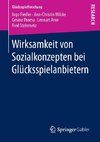 Wirksamkeit von Sozialkonzepten bei Glücksspielanbietern