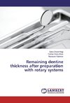 Remaining dentine thickness after preparation with rotary systems