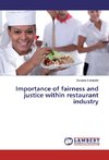 Importance of fairness and justice within restaurant industry