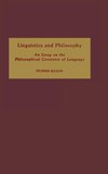 Linguistics and Philosophy