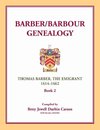 Barber/Barbour Genealogy