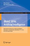 BNAIC 2016: Artificial Intelligence