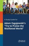 A Study Guide for Adam Zagajewski's 