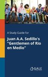 A Study Guide for Juan A.A. Sedillo's 