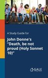 A Study Guide for John Donne's 