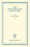 Zasius und seine Stellung in der Rechtswissenschaft.