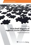 Firm-level impacts of regional cluster affiliation