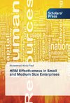 HRM Effectiveness in Small and Medium Size Enterprises