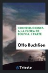 Contribuciones a la flora de Bolivia