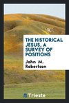 The historical Jesus, a survey of positions