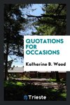 Quotations for occasions