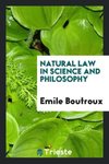 Natural law in science and philosophy