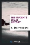 The student's legal history