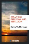 Essays in freedom and rebellion