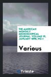 The American monthly microscopical journal. Volume 19, January 1898, No.1